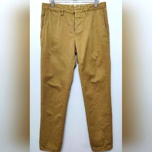 Slowear Incotex cotton pants, beige, slim fit size 32